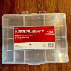 New 20 compartment storage box. See photos for details